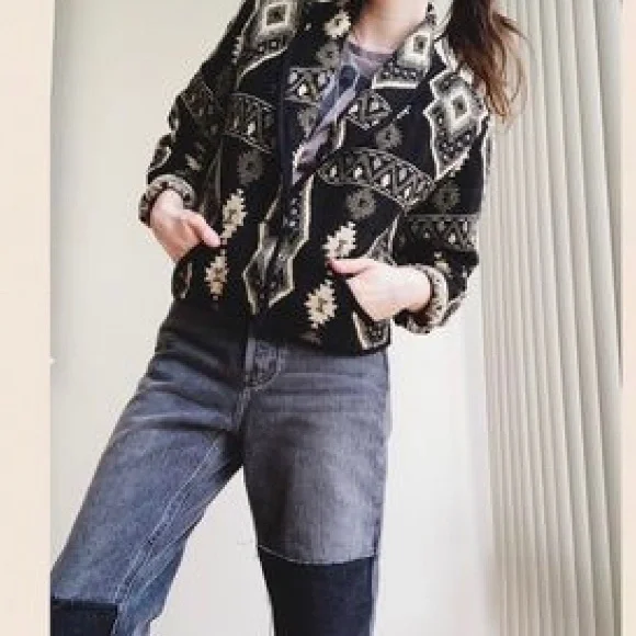 Vintage Artezen bohemian Woven Jacket - Picture 1 of 7